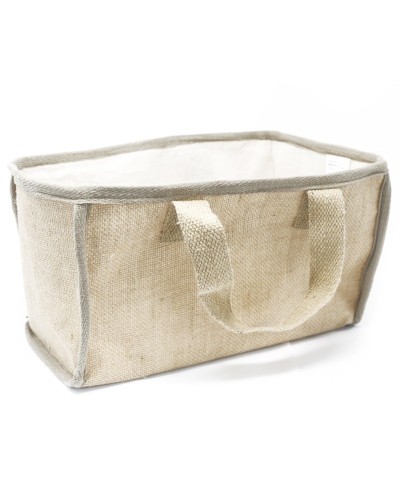 Cesta grande de yute - 33x18x20cm - Natutal
