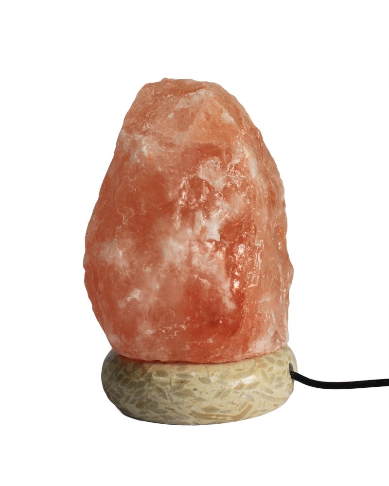 Lámpara de sal natural USB de calidad - 11,5 cm