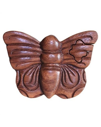 Caja mágica de Bali - Mariposa