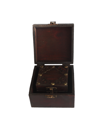 Juego de 2 Cajas Góticas Cuadradas