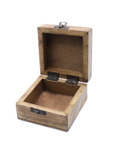 Caja de Madera Blanca - 4x4  Diseño Eslavo