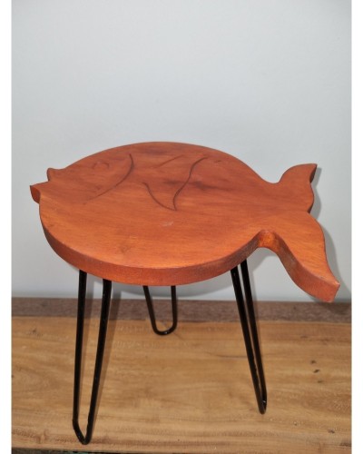 Mesa de Madera de Albasia - Terracota