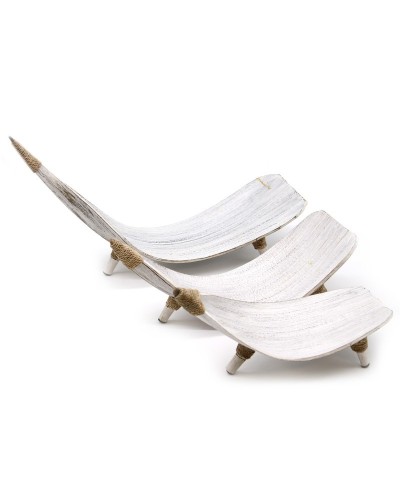 Juego de fruteros de hoja de coco - Blandeado