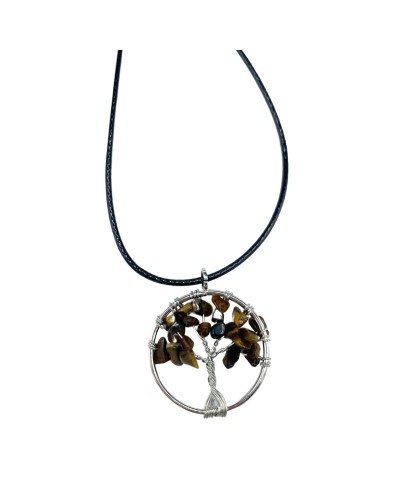 Colgante Árbol de la Vida - Ojo de Tigre
