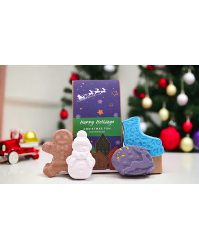 Pack de Bombas de Baño Navideñas