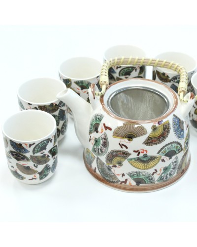 Set de té - Abanicos