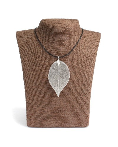 Collar - Hoja de valor - Plata